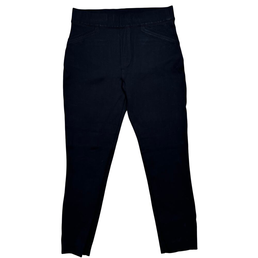 Spanx The Perfect Pant Ankle Back Seam Skinny Size Medium Black *Read* Pull On